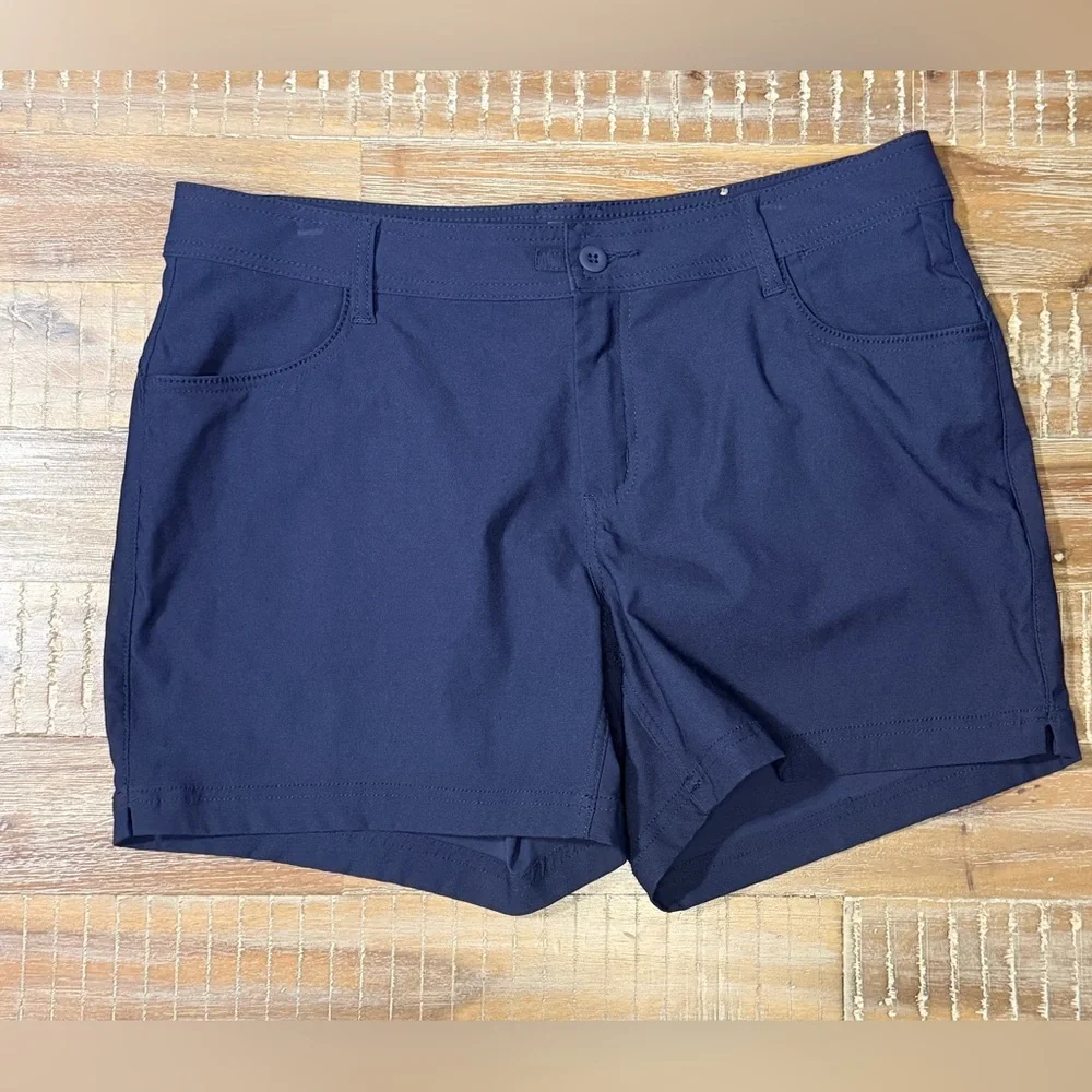 Prana Women’s Stretch Zion Halle Hiking Outdoors Dark Blue Shorts